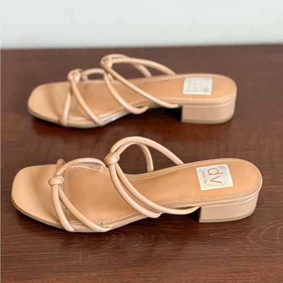 Dolce Vita - Cross Knot Open Toe Sandals - Tan - Picture 3 of 8